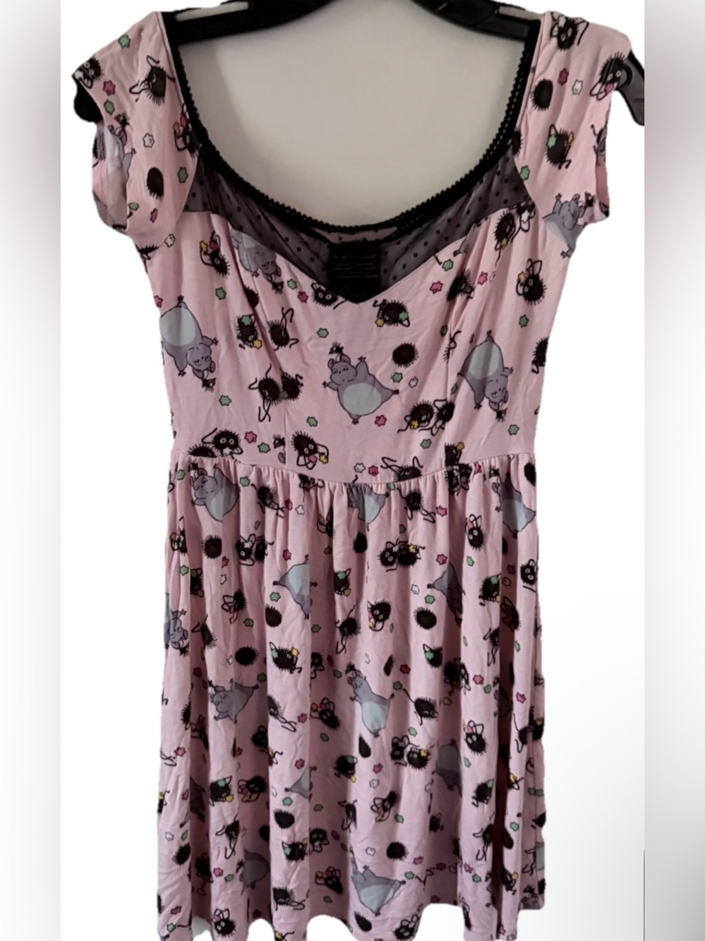 Her Universe Studio Ghibli Spirited Away Soot Sprite Pink Dress small
